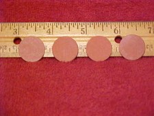 Metal Gas Can .75" o.d. Button Cap Gasket x 4 Free Returns Shipping