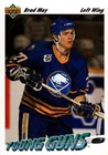 #596 Brad May - Buffalo Sabres - 1991-92 Upper Deck Hockey
