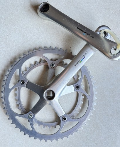 Shimano 600 Tricolor Fc 6400 Crank Set 39 53 172.5 - Picture 5 of 6