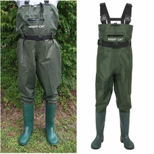 Waterproof Hunting Fishing Waders Nylon Anti-slipping Bootfoot Chest Waders 2025