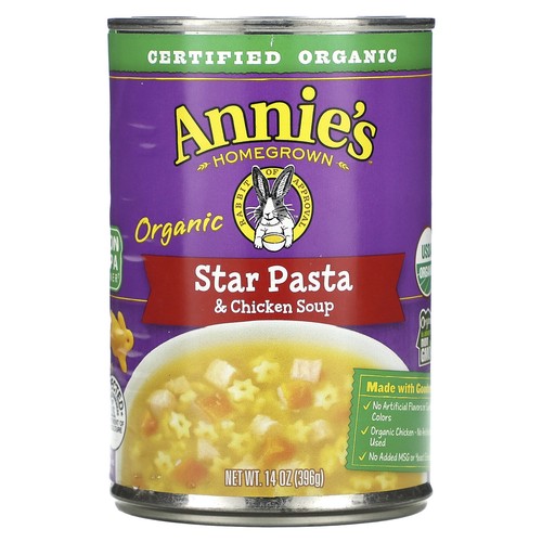 Organic Star Pasta & Chicken Soup, 14 oz (396 g)