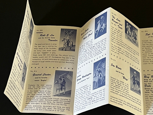 1958 Hartland Statue Promo Brochure-- earliest ad fold out-- Babe Ruth, Mantle++ - Picture 8 of 15