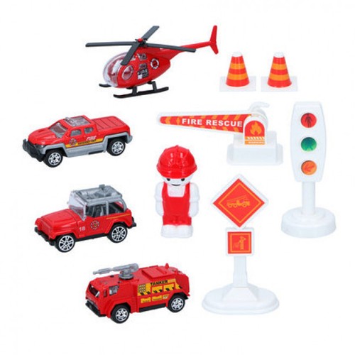 Kids Car Playset Playmat City Toy Road Map Mini Cars Transport Children 15PC - Picture 11 of 20