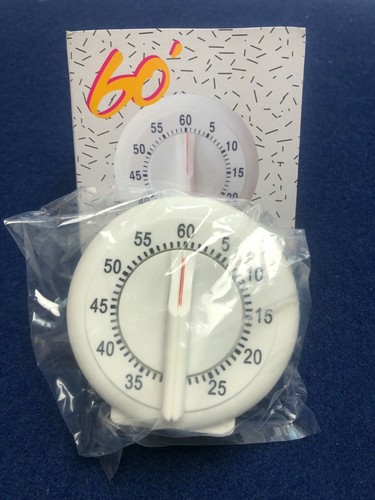 MECHANICAL TIMER HOUSEHOLD KITCHEN TIMER 60 MINS 1 HOUR TIMER NO BATTERIES | HYT - Picture 5 of 6