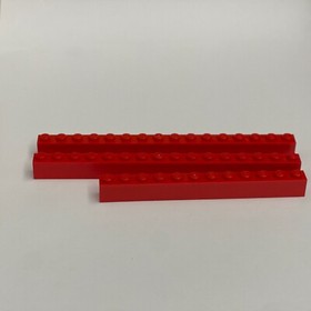 Lego 2465 6112 Red Replacement Parts Pieces Lot of 3