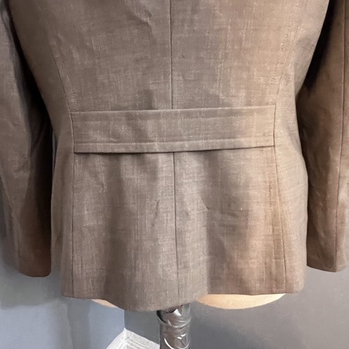 Talbots Petites Women’s Blazer 14 14P Brown Career Classic Jacket Pockets Wool - Bild 8 von 12