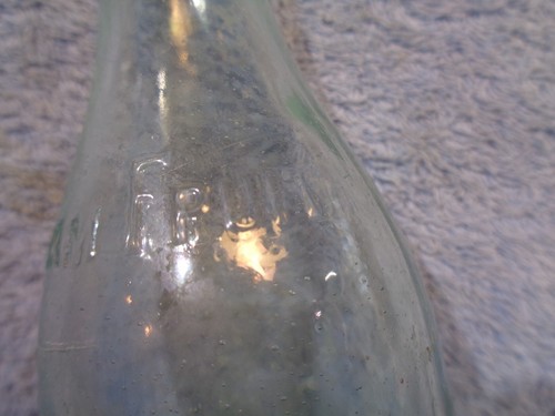 Vtg Birmingham B'ham Fruit Beverage Co. Clear Glass Soda Bottle Many Flaws AS-IS - Picture 7 of 20