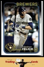 2024 Topps #145 Christian Yelich Milwaukee Brewers Baseball Card NM