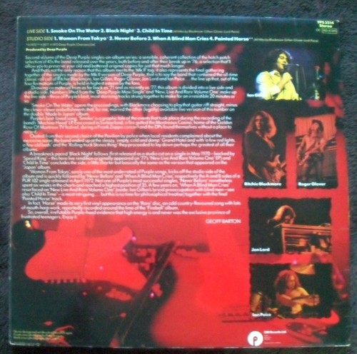 DEEP PURPLE - MARK 2 PURPLE SINGLES. 1979 UK ROCK COMPILATION L.P. PURPLE VINYL - Picture 2 of 5