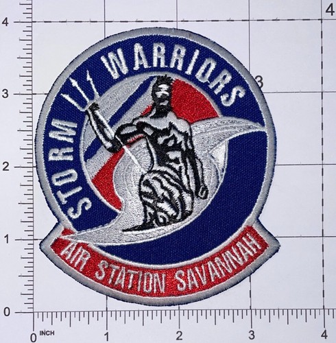 Parche Repro USCG Guardia Costera Estación Aérea Savannah Storm Warriors Nuevo A179 - Imagen 1 de 2