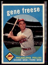 1959 Topps Gene Freese Philadelphia Phillies #472 