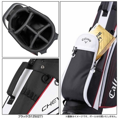 Callaway Golf Chev Carry Stand Bag 25JM 9 x 47in Lightweight 2025 Model Black - Picture 5 of 6