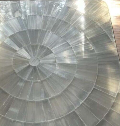 30" Square Selenite Stone Coffee & Dining Table Crystal Healing Gemstone Decors - Picture 2 of 5