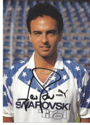 HANSI MÜLLER-VFB STUTTGART-FC TIROL-AUTOGRAPH CARD-RARE