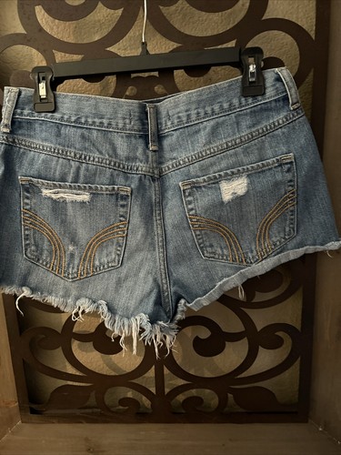 Hollister Jean Cutoff Pantalones Cortos Talla 3 Cintura 26 - Imagen 4 de 6