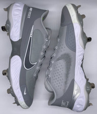 Nike Alpha Huarache Elite 3 Low Particle Grey Baseball Cleats CK0746-002 Size 9