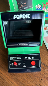 Popeye Nintendo Game & Watch Tabletop Popeye Game 1983 *Museum Quality