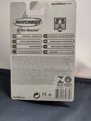 Matchbox Hero City #38 International Armored Car - Chase Logo (TH) - Bild 3 von 3