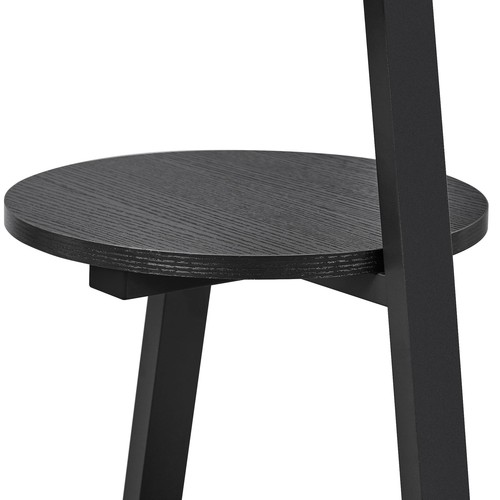 Round End Table Side Table with Metal Frame Accent Table Nightstand Bedside T... - Picture 6 of 7