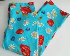 St. John Sport By Marie Gray Vintage Floral Cropped Pant Grandmacore Women Sz 10