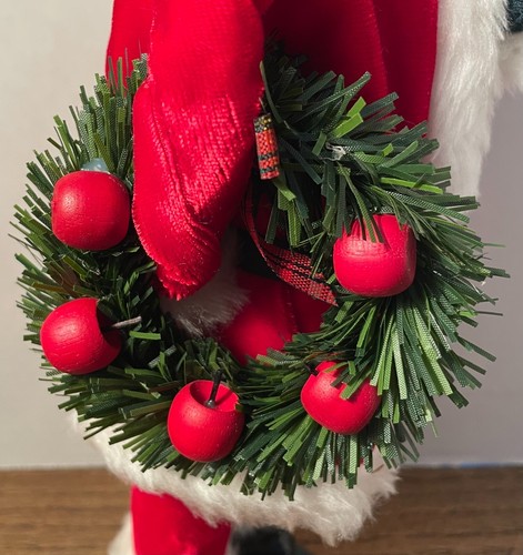 Byers Choice Carolers 1998 Santa with Apple Wreath - Foto 6 di 7