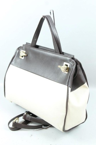 BARRY KIESELSTEIN-CORD Italy Canvas Leather Alligator TROPHY Bag Satchel Handbag - Picture 8 of 19