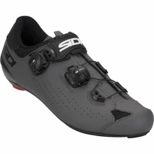 Sidi Men's Genius 10 Road Bicycle Shoes Black/Grey EUR 47 / US 11.9