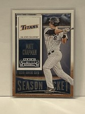 2015 Panini Contenders Season Ticket Matt Chapman #69 Toronto Blue Jays