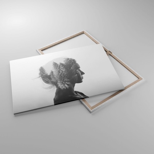 Impression sur Toile 100x70cm Tableaux Image Photo femme abstraction Decoration - Foto 2 di 10