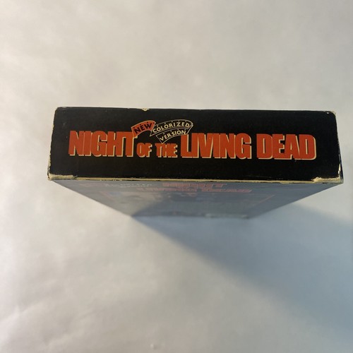 Night of the Living Dead (VHS, 1987) Colorized Version Video Treasures Rare - Picture 4 of 9
