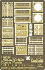 ParaGrafix Classic 1960's, 70's and 80's Control Panels, Photoetch Set - PGX1...