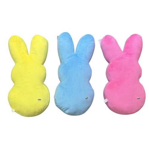 Lot Of 3 2022 PEEPS 24” Easter Bunny Rabbit Bean Plush Stuffed Limited Edition - Picture 2 of 5