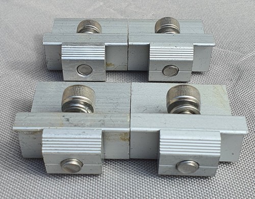 4 End Clamps for a Solar Panels Array - Foto 2 di 8