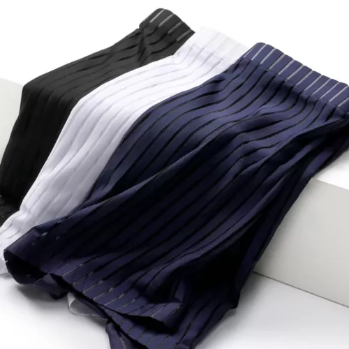 Boxer uomo slip pantaloncino trasparente uomo mutande morbide uomo tronchetto trasparente - Foto 12 di 25