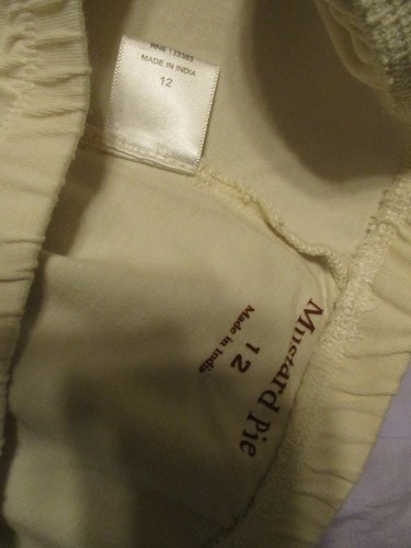 NWT Mustard Pie Vanilla Willa Leggings Size 12 - Picture 5 of 8