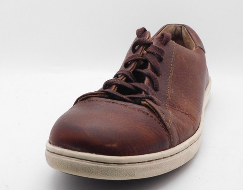 Born Causal Footwear Distressed Leather Tennis Shoe Lace Up Closed Toe Size 9.5 - Picture 2 of 11