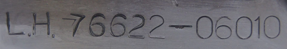 1999 Toyota Solara Front Left Mudguard Mudflap New Copper Metallic 7662206010E0 - Изображение 4 из 4