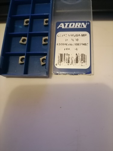 6 Pcs. ATORN CCMT 060204-MP HC7630 turning positive inserts - Germany 405029335 - Picture 2 of 5