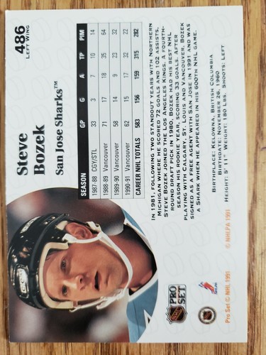 1991-92 Pro-Set hockey cards - Series 2 - Select from list - Picture 283 of 451