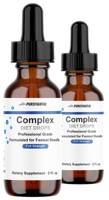 Complex Diet Drops   Natural Weight Management Drops Unisex 2 oz - 2 Bottles