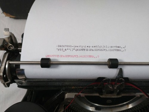 1930s Underwood Universal Portable Small Manual Typewriter New Ribbon WORKS - Picture 5 of 7
