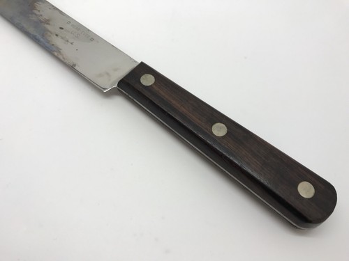 WEAR-EVER Long 12" Straight Blade Stainless Slicing Knife, USA Made (RF744) - Picture 2 of 12