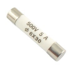 20Pcs Ceramic Fuse High Pressure RO58 BS1362 6x30mm Quick Fast Blow 500V F 5A