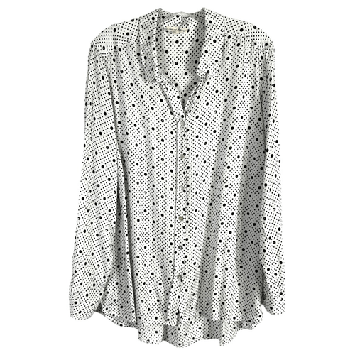 Jane and Delancey Übergröße 1X Oberteil Knopfleiste Bluse weiß schwarz gepunktet 1124 - Bild 11 von 11