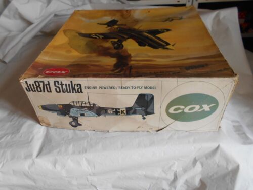 vintage model airplane Cox thimble drome Junkers JU97d Stuka boxed - Picture 4 of 24