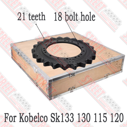 21 teeth 18 bolt hole Sprocket fits For Kobelco Sk133 130 115 120 - Picture 2 of 10