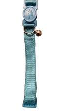 Large Adult Whiskers City Easy Release Blue Cat Collar Bell Adjustable 10-16inch