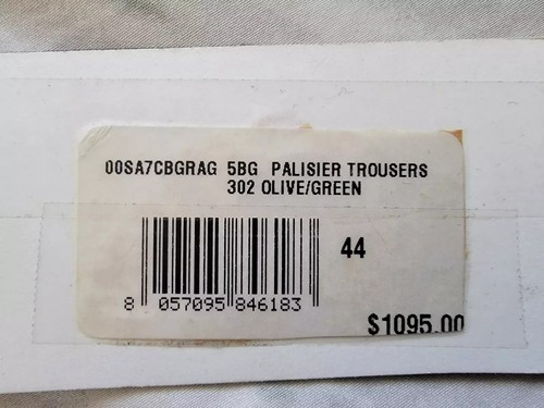 Diesel olivgrüne 100% Lammleder Raw Hose Gr. 44 (UVP: 1095€) - Bild 4 von 5