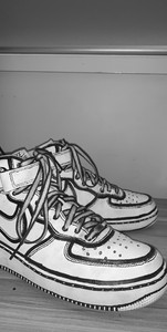 nike airforce 1s black