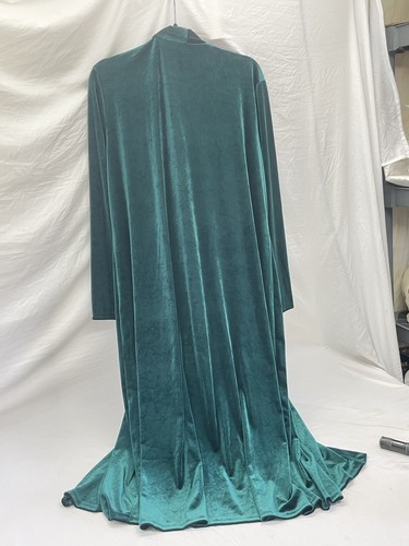 Women’s Green Velour 1XL House Coat,Duster,Robe WD2149 - Picture 8 of 13